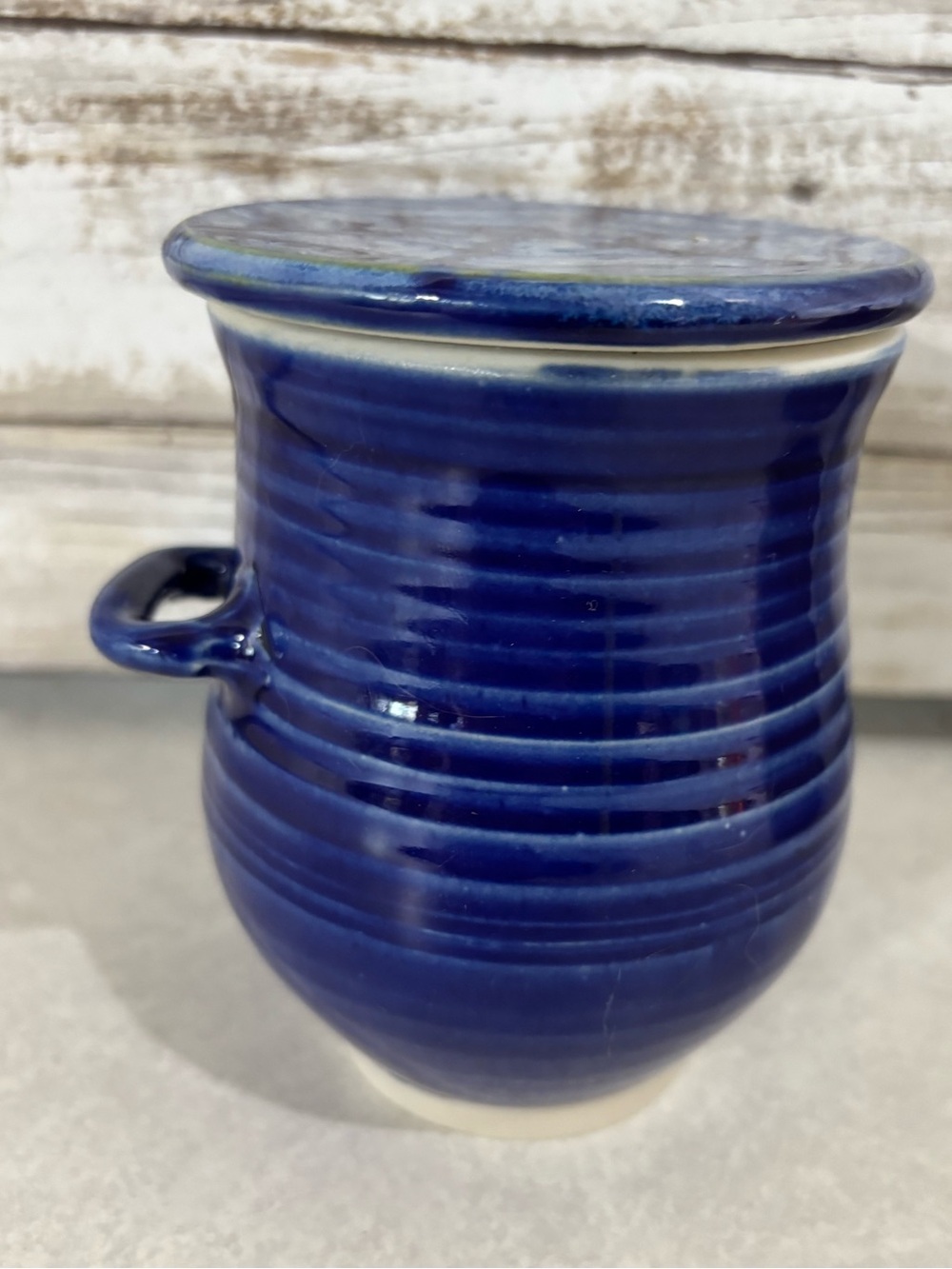 Handmade ceramic French butter bell